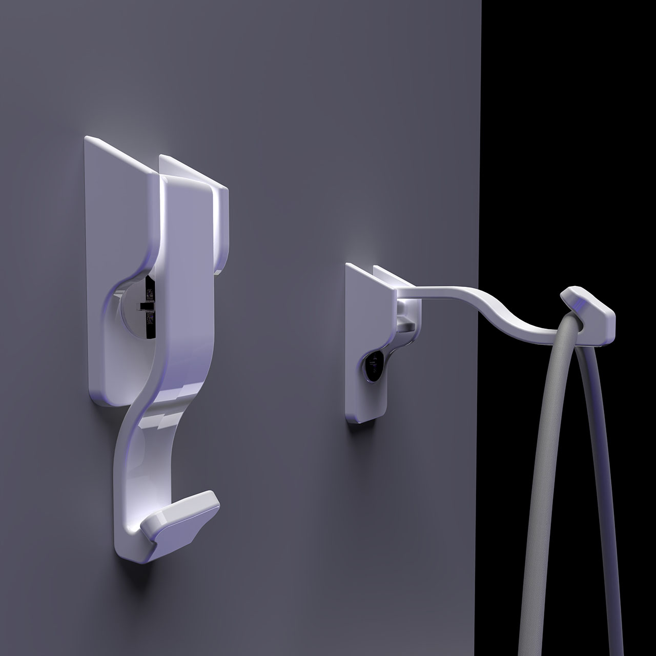 Katchy Hooks wall accessory concept showing consumer product design for manufacture